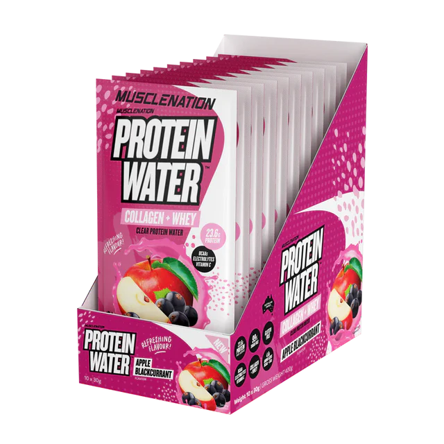 Muscle Nation PROTEIN WATER Set of 4 Packets