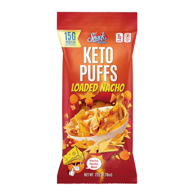 Snack House Puffs Nacho Cheese Puffs