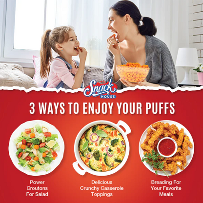 Snack House Puffs Nacho Cheese Puffs