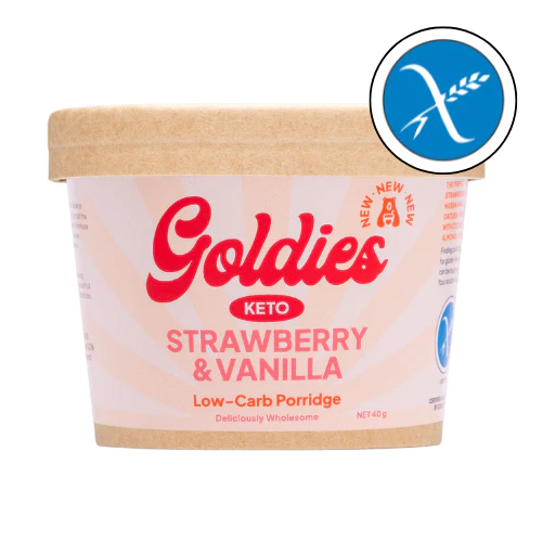 Strawberry & Vanilla Keto Porridge Single Serve