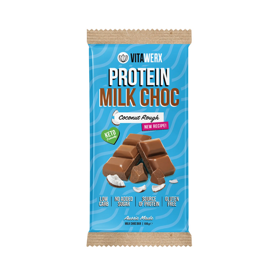 Vitawerx NEW FORMULA Milk Chocolate Coconut Rough 100gm
