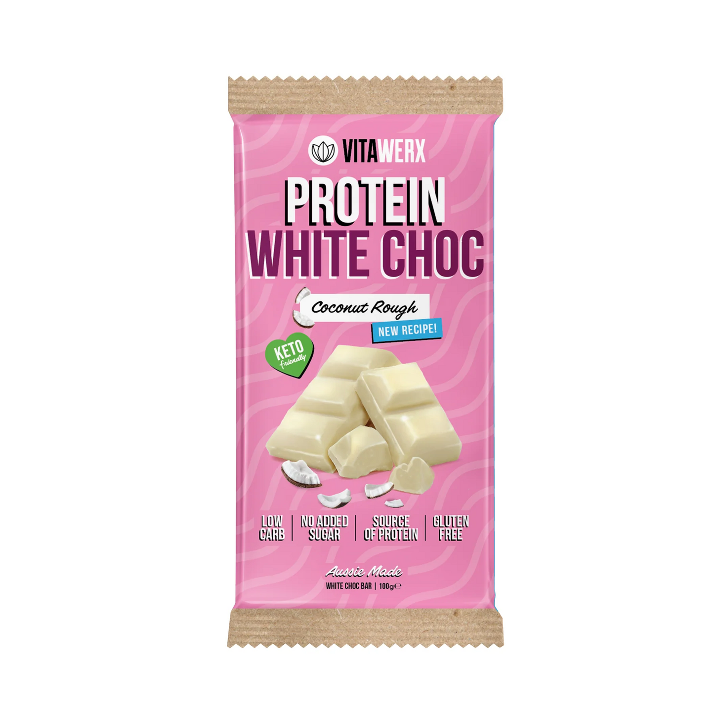 Vitawerx NEW FORMULA White Chocolate Coconut Rough 100gm
