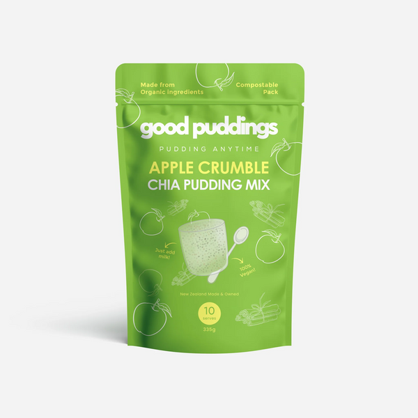 Good Puddings Apple Crumble Chia Pudding Mix – Shop Lowcarb NZ