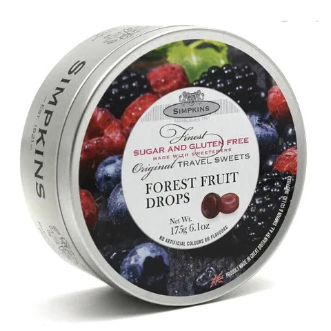 Simpkins Forest Fruit Drops Sugar Free Gluten Free