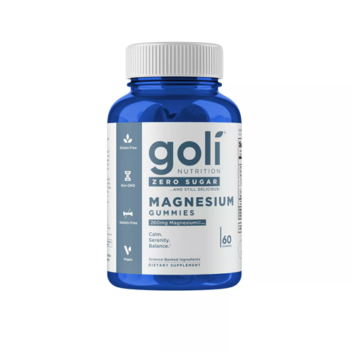 Goli Magnesium Zero Sugar Gummies 60