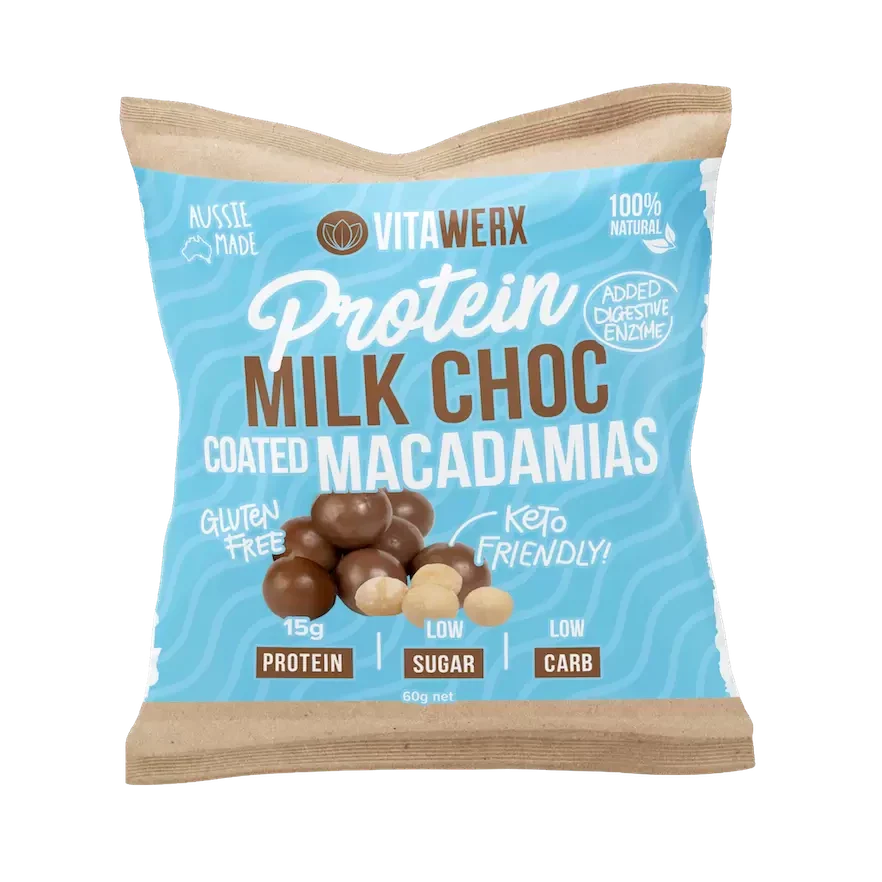 Vitawerx Milk Choc Coated Macadamia Nuts