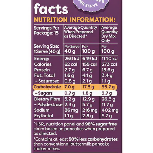 Noshu Buttermilk Pancake Mix 300g