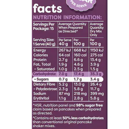 Noshu Original Pancake Mix 300g