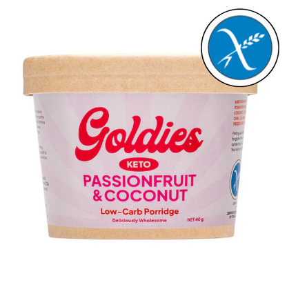 Passionfruit & coconut Keto Porridge Single Serve