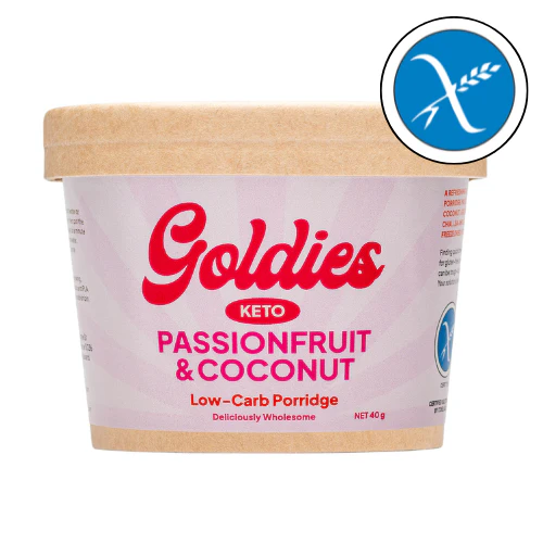 Passionfruit & coconut Keto Porridge Single Serve